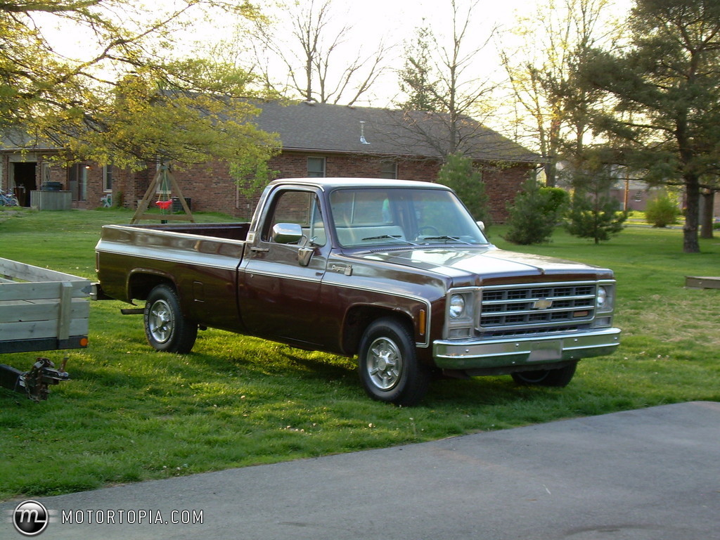 old beat up chevy truck