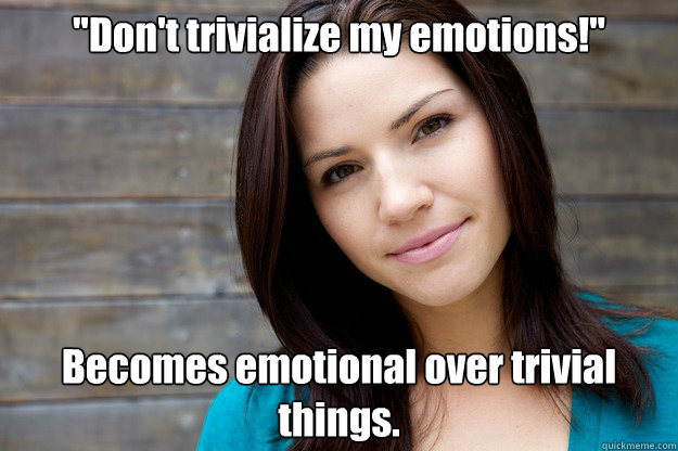 emotional woman