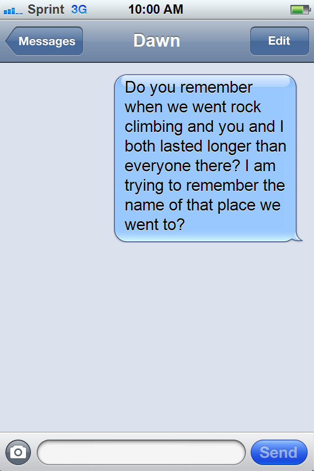 remember when text