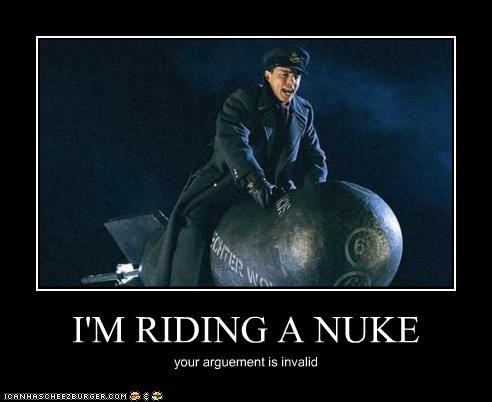 riding a nuke