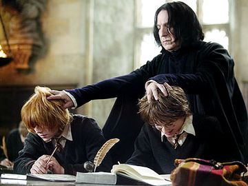 snape knocking heads together