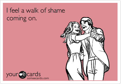 walk of shame