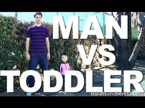 man vs toddler