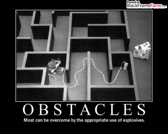 obstacle explosives