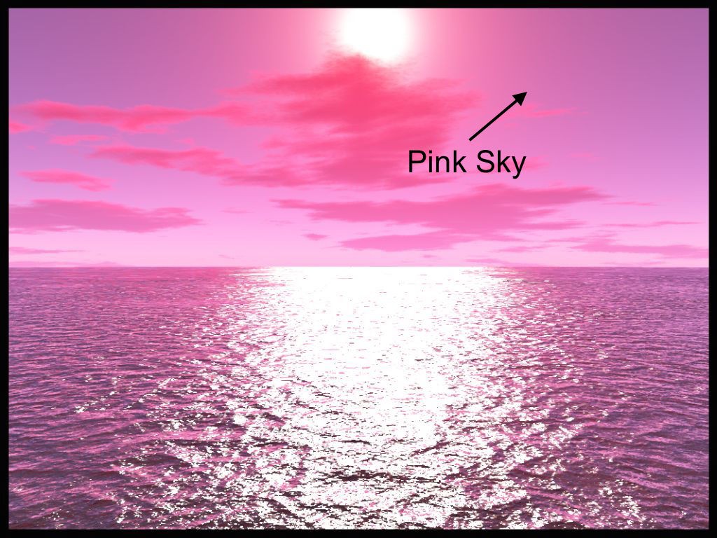 pink sky