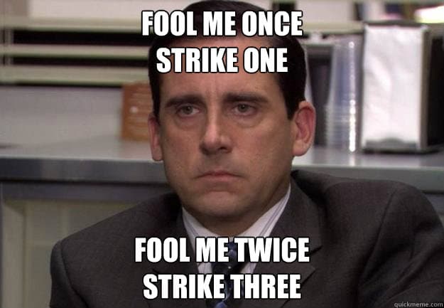 strike three