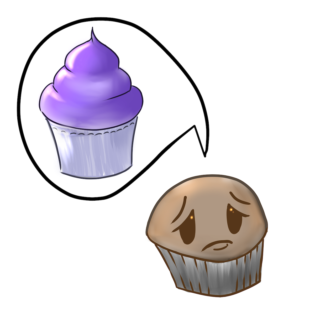 ugly cupcake